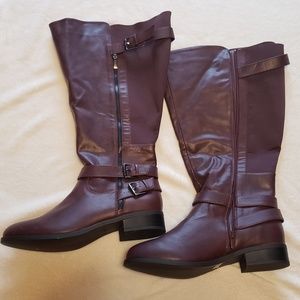 Torrid NWT Brown Double Buckle Zip-up Boot